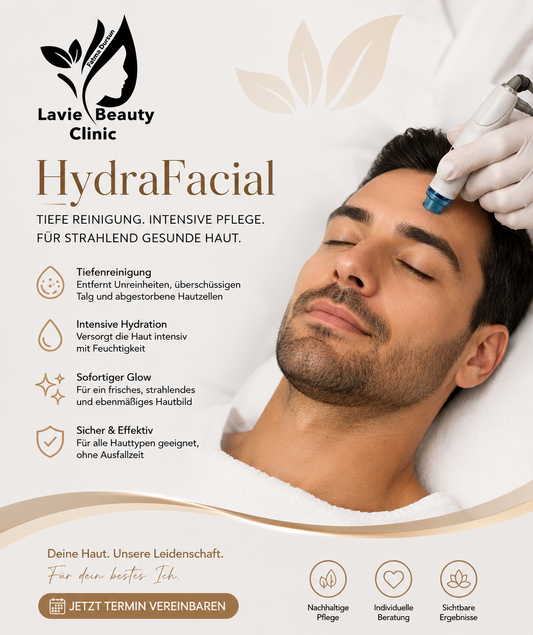 Hydrafacial BEHANDLUNG MÄNNER