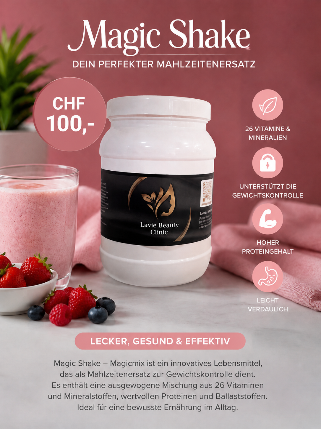 Magic Shake Erdbeer